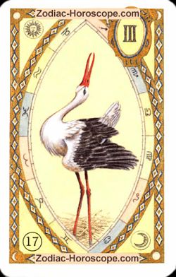 The stork, monthly Love and Health horoscope May Aries