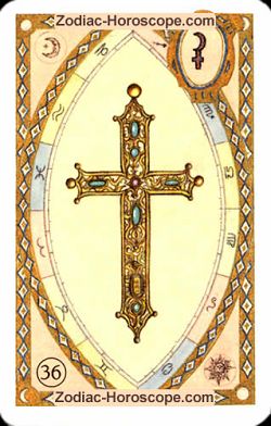 The cross, monthly Love and Health horoscope February Aries