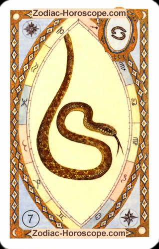 The snake Single love horoscope