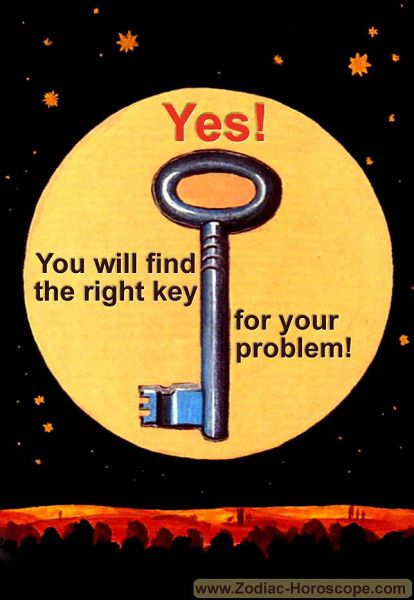 The key answers yes