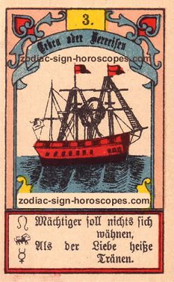 The ship, monthly Aries horoscope September