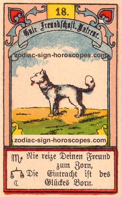 The dog, single love horoscope aries