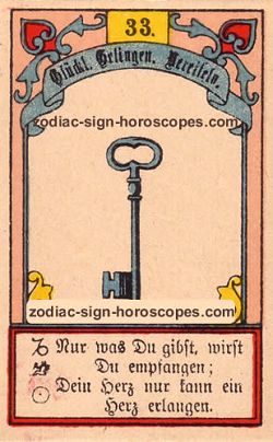 The key, monthly Aries horoscope January