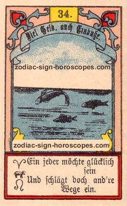 The fish, monthly Aries horoscope October